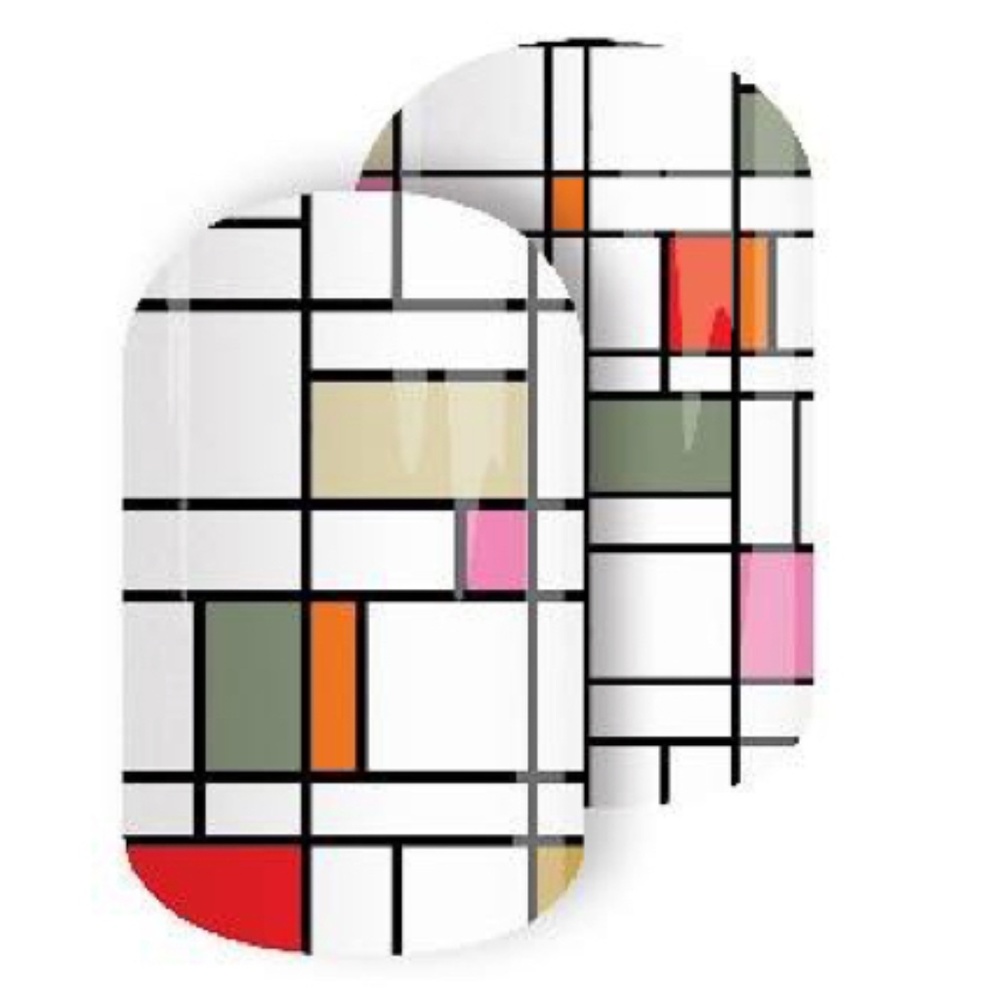Jamberry Nail Wraps Grid Lines Stylebox